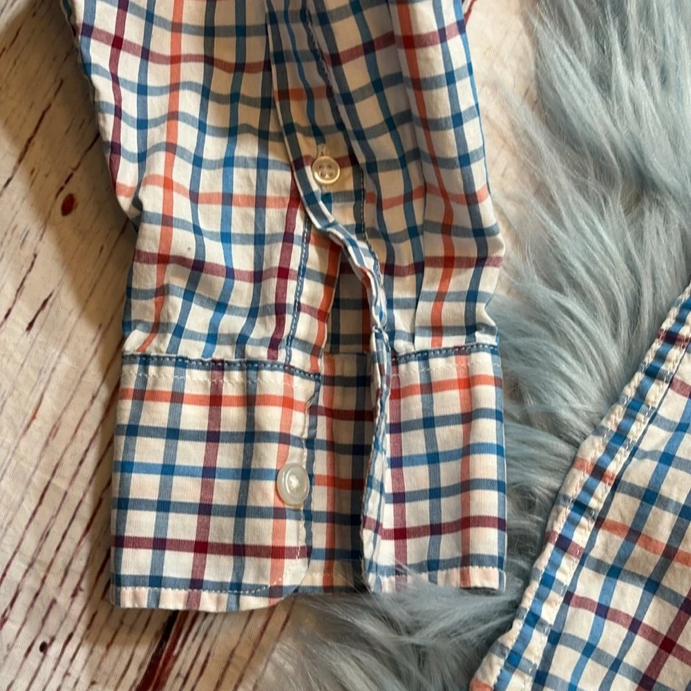 J. Crew Mercantile Flex Plaid Button Down Shirt sz L